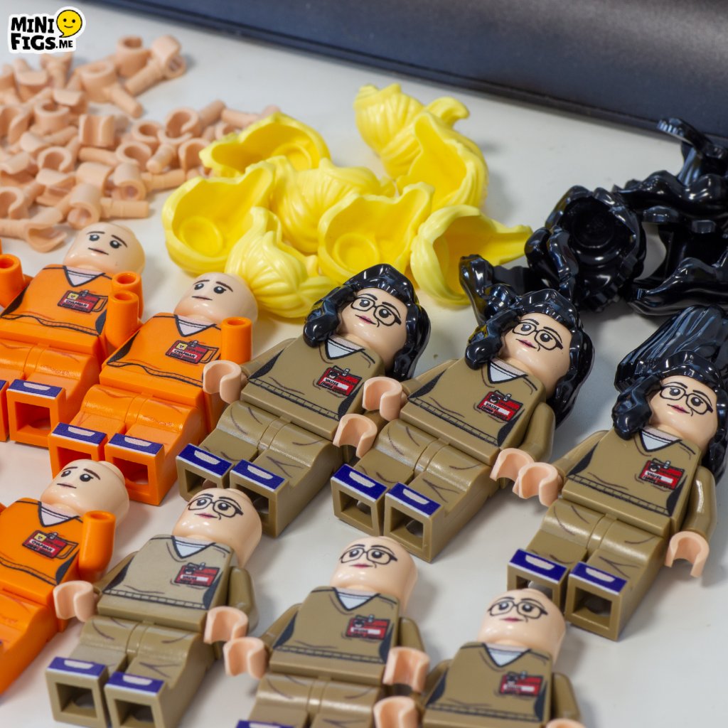 Minifigures from the cast of Orange Is The New Black